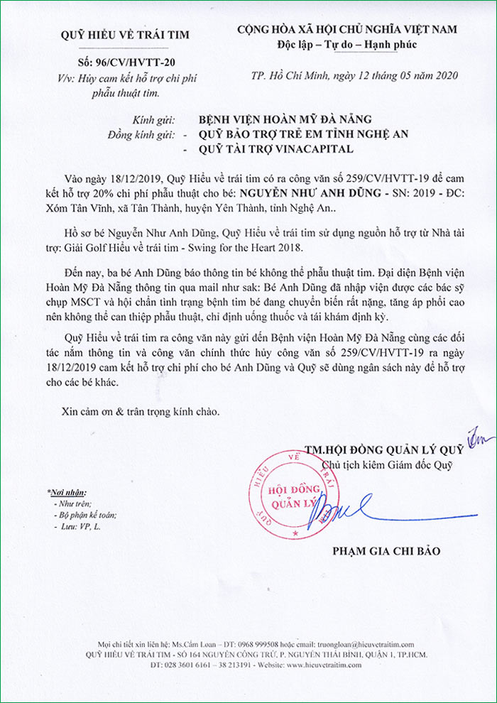 Công văn hủy HVTT - Anh Dũng.